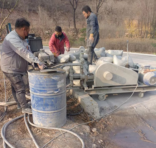 资阳路面下沉注浆